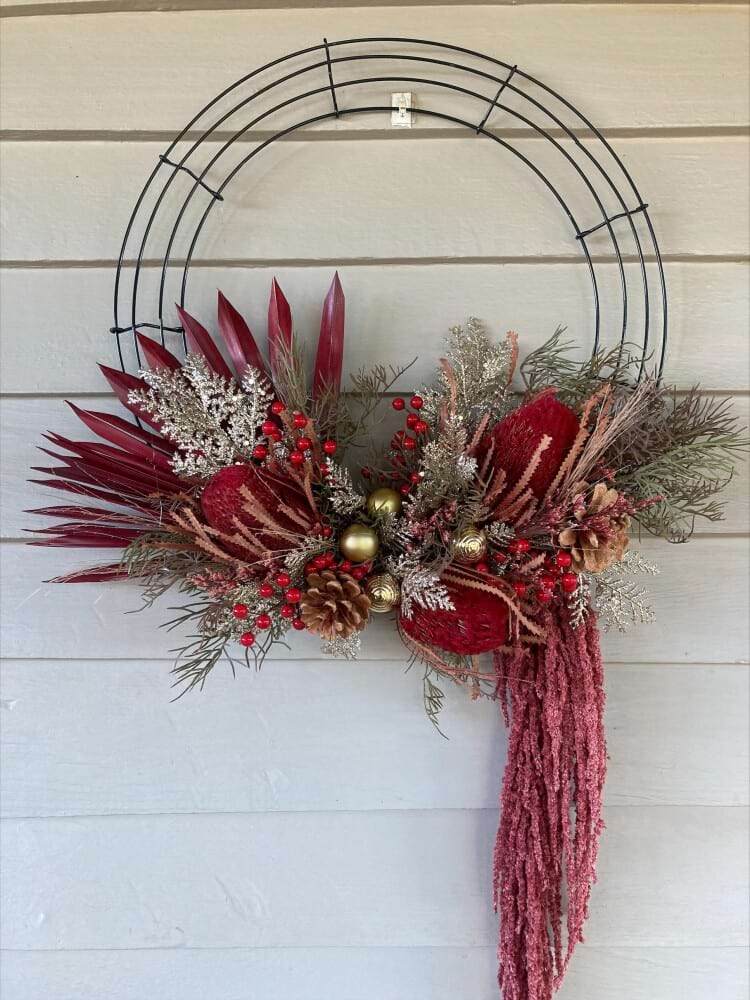 Christmas Wreath-Red Berry Glam