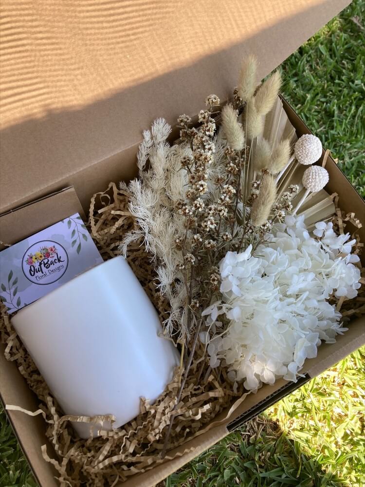 Preserved Flower DIY Kit- White Mix