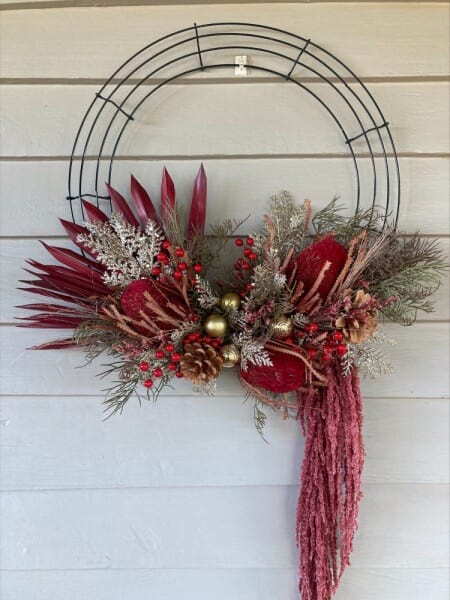 Christmas Wreath-Red Berry Glam