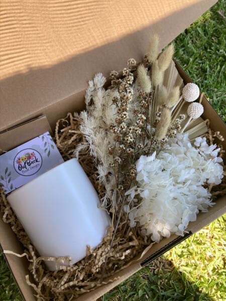 Preserved Flower DIY Kit- White Mix